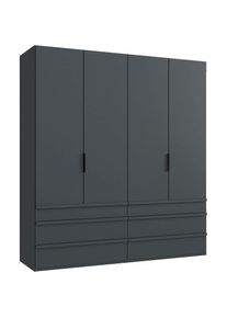 wimex Falttürenschrank »Oxford by fresh to go, in 3 Breiten und 2 Höhen, Made in Germany«, (mit Schubladen, wahlweise mit oder ohne Spiegel), mit...
