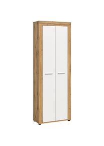 Schuhschrank »Aosta«, (1 St.), Schuhschrank, Höhe 191 cm, 11 Fächer, Garderobenschrank, Flur, Diele , braun , Inosign