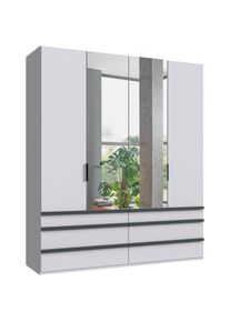 wimex Falttürenschrank »Oxford by fresh to go, in 3 Breiten und 2 Höhen, Made in Germany«, (mit Schubladen, wahlweise mit oder ohne Spiegel), mit...