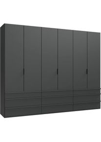 wimex Falttürenschrank »Oxford by fresh to go, in 3 Breiten und 2 Höhen, Made in Germany«, (mit Schubladen, wahlweise mit oder ohne Spiegel), mit...