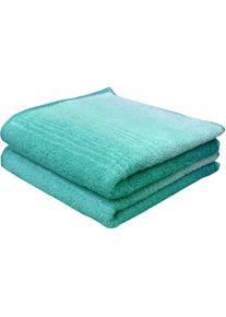 Handtücher »Colori«, (Set, 2 St.), 2x Handtücher, aus 100% Bio Baumwolle, 450 g/m² , blau , Dyckhoff