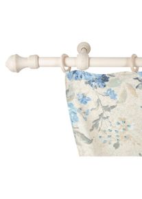 SN DECO GROUP, SN DECO GROUP Gardinenstange &raquo;Ares&laquo; 1 l&auml;ufig-l&auml;ufig Fixmass 28 mm, Holz, verschiedene L&auml;ngen und Farben, Komplettset, wei&szlig; antikfarben,