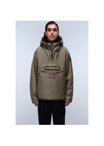 Napapijri, Herren, Anorak &raquo;RAINFOREST&laquo; mit Kapuze regular fit, mit seitlichen Reissverschluss, Bel&uuml;ftungs&ouml;sen, tea leaf, XL, Jacke von Napaijri
