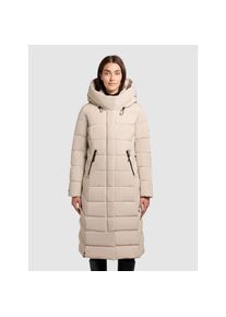Khujo, Unisex, Khujo Steppmantel &raquo;SENSY&laquo;, feather beige, L (40), Der wadenlange Khujo Mantel SENSY sch&uuml;tzt dich stilvoll vor frostigem Wetter