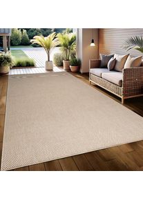 Teppich »Anna, auch als Läufer erhältlich« rechteckig 3 mm Höhe In- und Outdoor geeignet, Sisal-Optik, Wetterfest & UV-beständig , beige , my home...