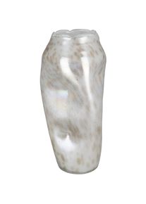 Tischvase »Crumple, Dekovase«, (1 St.), Vase aus Glas, mit feiner Oberflächenstruktur, Höhe ca. 37,5 cm , beige , Casablanca by Gilde