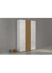 Inosign , Schuhschrank »LADY, Schuhkommode,Schuhmöbel,Schuhablage,Schuhregal«, mit 20 Einlegeböden, 24 Fächer, Tür mit Rillenoptik, ca.58 paar...