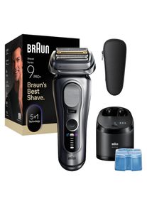 Braun , Elektrorasierer »Series 9 9667cc«, Smart Care Center, integrierter Präzisionstrimmer, Pro-SensoAdapt, SmartCare Center, 5+1 ultradünne...
