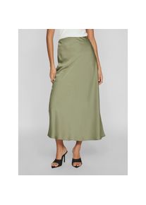 Vila , Maxirock »VIELLETTE HW LONG SKIRT - NOOS« , grün , Langer Satinrock mit hoher Taille von Vila