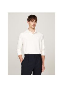 Tommy Hilfiger , Damen , Langarm-Poloshirt »L/S LIQUID COTTON REG POLO mit Jersey und Markenlabel« unifarben, casual, regular fit, Baumwolle,...