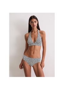 Marc O'Polo Marc O'Polo , Triangel-Bikini-Top »Geo Capsule«, tiefer V-Ausschnitt, Neckholder zum Binden, elastisch, Print , schwarz , Damen-Bikini-Top von Marc...