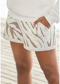 Lascana Witt Damen Relaxshorts, beige-taupe, Größe 32/34, 60% Baumwolle, 40% Polyester