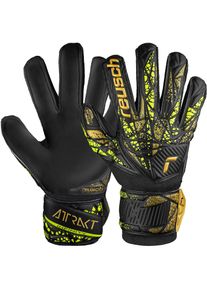 Reusch Attrakt Infinity Finger Support Junior Torwarthandschuhe Kinder - schwarz - Gr. 7 - Polyester/Polychlorid/Elastan