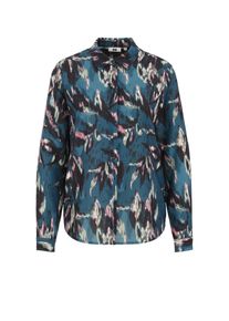 WE Fashion Bluse Damen Gr&ouml;&szlig;e XXXL dunkelblau / petrol / hellpink / wei&szlig;