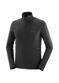 Salomon Essential Lightwarm Hybrid Fleecejacke Herren - schwarz - Gr. XL - Polyester/Elastan