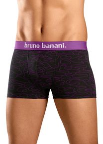 Bruno Banani Witt Herren Boxer, schwarz-bedruckt, Größe S, 95% Baumwolle, 5% Elasthan