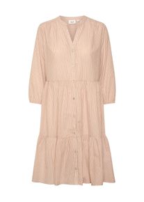 Saint Tropez Blusenkleid 'Mabel' Damen Gr&ouml;&szlig;e 42 beige / wei&szlig; Winterkleid