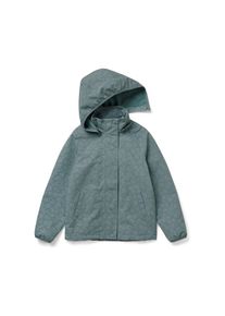 Tchibo - Kinder-Thermo-Regenjacke mit reflektierenden Elementen - Unisex - Gr. 146/152 - silber/print