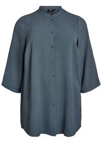 Flash By Zizzi Tunika 'FLKIKKA' Damen Gr&ouml;&szlig;e 5XL/6XL taubenblau