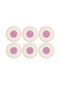 Villeroy & Boch Servierplatte »Fleur 6 Stück«, (6 tlg.) , bunt , Villeroy & Boch