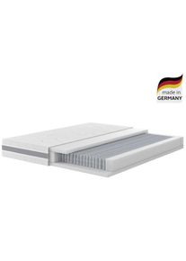 Malie Taschenfederkernmatratze »Matratze Mecklenburger, in 90x200 cm, 140x200 cm & weitere Grössen«, 24 cm hoch, 1000 Federn, (1 St.), Matratze H2, H3,...
