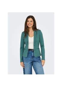 Only, Unisex, Only Jerseyblazer &raquo;ONLPOPTRASH &ndash; 2-Knopf Blazer mit taillierter Silhouette&laquo; regular fit, Milano Rib, Materialmix, Reverskragen, 