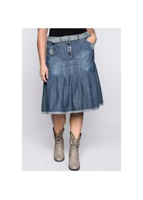 sheego by Joe Browns, Unisex, sheego by Joe Browns Jeansrock, blau denim, 54