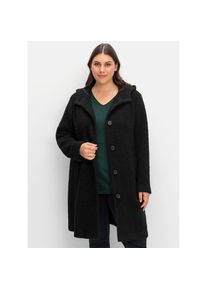 sheego , Kurzmantel , schwarz