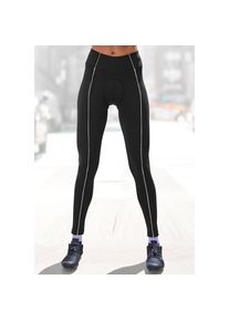 Vivance active , Radhose, mit Gesässpolster, Radsport , schwarz , Performance Fahrradhose mit elastischem Bund