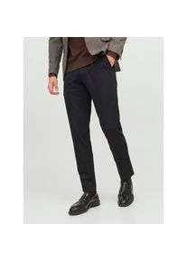 Jack & Jones Jack & Jones , Chinohose »JPSTMARCO – Chinohose mit mittlerer Taille, Slim Fit, bequem« unifarben, modisch, slim fit, Web , schwarz , Chinohose von...
