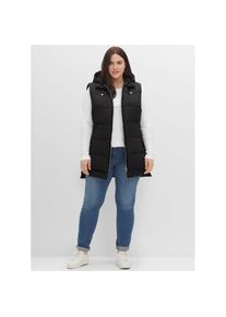 sheego , Steppweste , schwarz