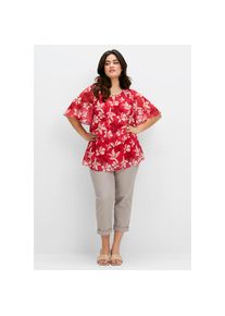 Sheego , Longbluse , rot