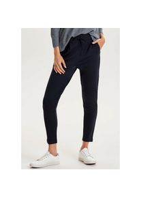 ONLY , Damen , Jogger Pants »ONLPOPTRASH – Joggerhose mit Tunnelzugbund und Stretch« casual, Milano Rib, regular fit, Viskosemischung , blau ,...