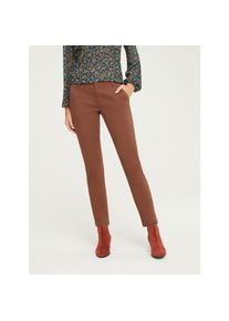 Heine , Röhrenhose , braun , Figurbetonte Röhre