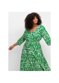 sheego by Joe Browns , Druckkleid »Druckkleid« , weiss