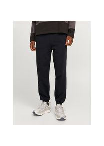Jack & Jones Jack & Jones, Herren, Sweathose &raquo;JPSTGORDON mit Kordel und elastischem Bund&laquo; unifarben, modisch, regular fit, Baumwollmischung, schwarz, XS, N-Gr, 