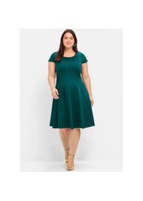 sheego, Unisex, Cocktailkleid &raquo;Cocktailkleid&laquo;, tiefgr&uuml;n, 40, Normalgr&ouml;ssen