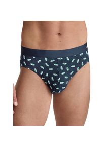 Calida , Slip »Cotton Code Design«, weicher Elastikbund, ohne Eingriff, gemustert , Herrenunterhose ohne Eingriff