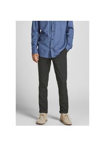 Jack & Jones Jack & Jones , Chinohose »MARCO – Chinohose mit Stretchanteil und Komfort« modisch, slim fit, Web , grau , Chinohose von Jack & Jones