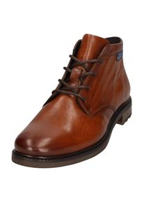 Bugatti , Schnürboots, Stiefelette, Anzugschuh für festliche Anlässe , braun , Eleganter Bugatti Schnürboots mit kleinem Stretcheinsatz an der Ferse
