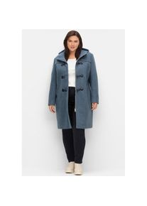 sheego , Dufflecoat , blau