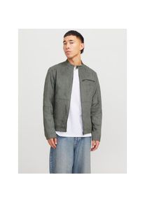 Jack & Jones Jack & Jones, Herren, Bikerjacke &raquo;JJEDYLAN mit wasserabweisender Funktion&laquo; ohne Kapuze unifarben, modisch, regular fit, Polyester, sedona sage, XS, 