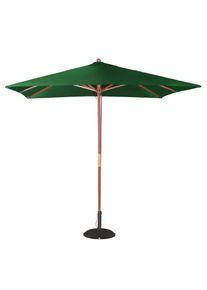 Bolero Sonnenschirm quadratisch - 2500x2500 mm - gr&uuml;n f&uuml;r Gastro & Gewerbe