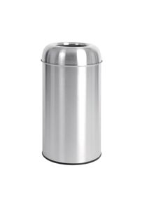 Gastro Bolero offener Edelstahl Abfallbeh&auml;lter silber 40L
