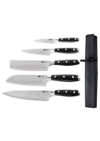 Tsuki 5-teiliges Messerset mit Tasche, Gastronomie-Bedarf