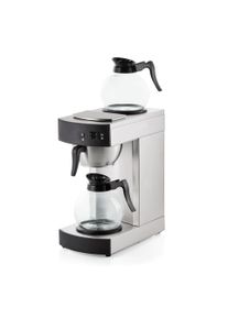 WAS Kaffeemaschine, 1,8 ltr., 36 x 19,5 x 42,5 cm, Chromnickelstahl, Gastronomie-Bedarf