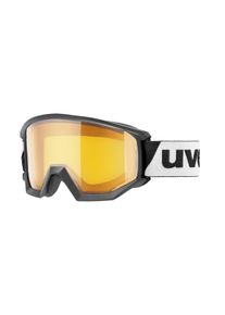 Uvex ATHLETIC LGL OTG SKI | Skibrillen Unisex | Fassung: Kunststoff Schwarz Matt | Glasfarbe: Gelb
