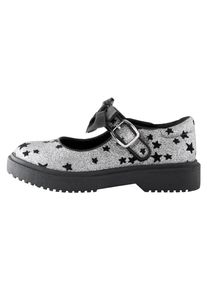 next Halbschuh M&auml;dchen Gr&ouml;&szlig;e 25.5 schwarz / silber