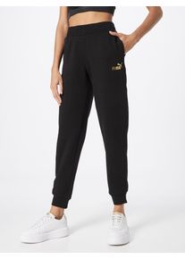 Puma, Femmes Pantalon de sport 'Essentials+', or / noir