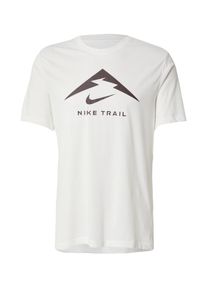 Nike, Hommes T-Shirt fonctionnel 'TRAIL', brun foncé / blanc